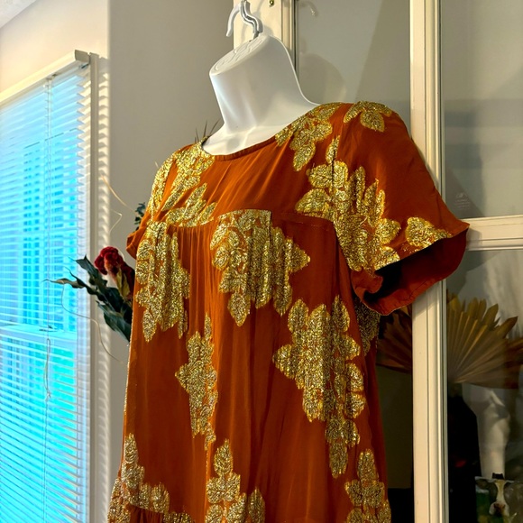 Anthropologie Jacosta Tiered Maxi Dress Small NWT Slight Flaw - Picture 11 of 12